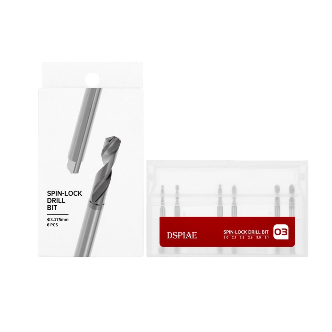 DSPIAE XDB-S03 Spin-Lock drill bit set 2.0-3.1mm