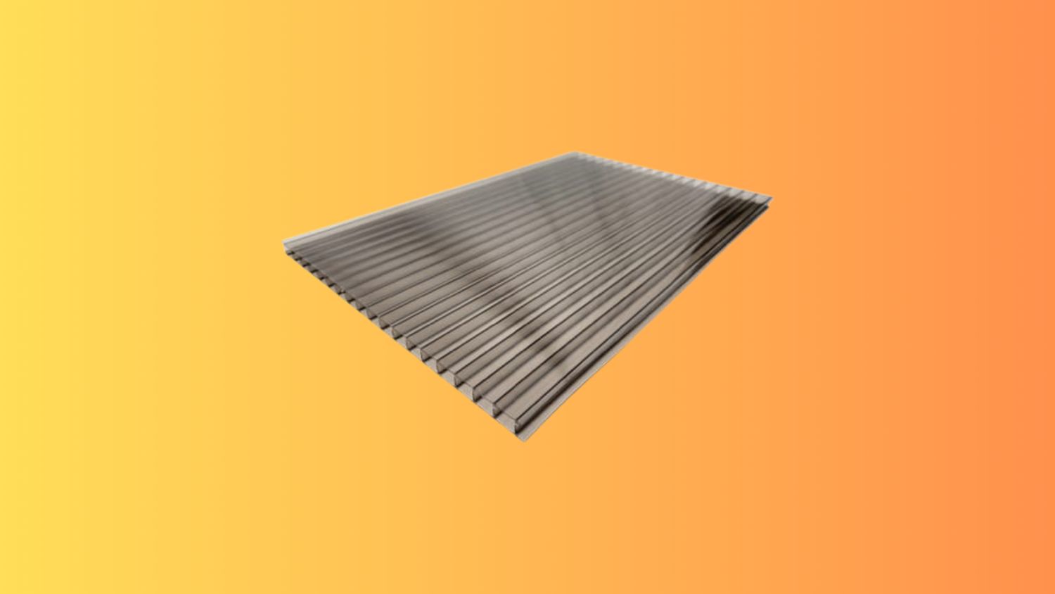 Bronze 10mm Polycarbonate Sheet Twinwall  2000mm x 2100mm
