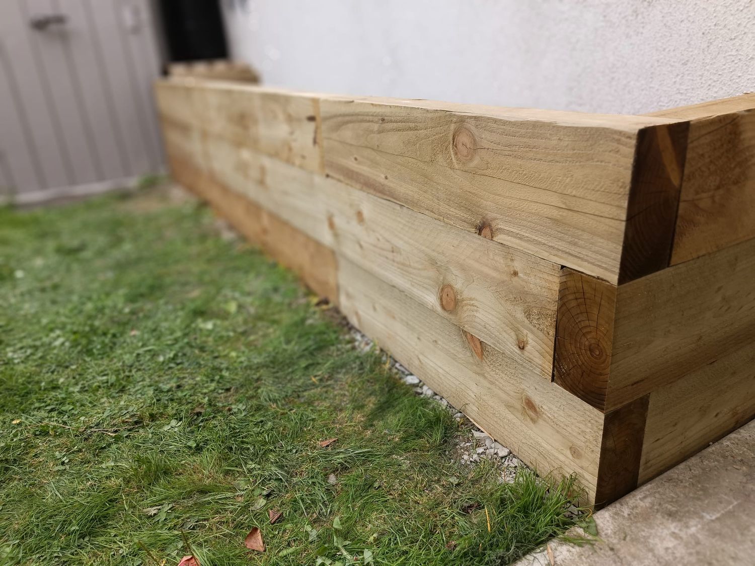 Sleeper Raised Beds