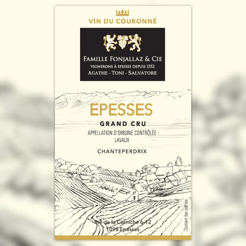 Epesses Lavaux AOC - Chanteperdrix