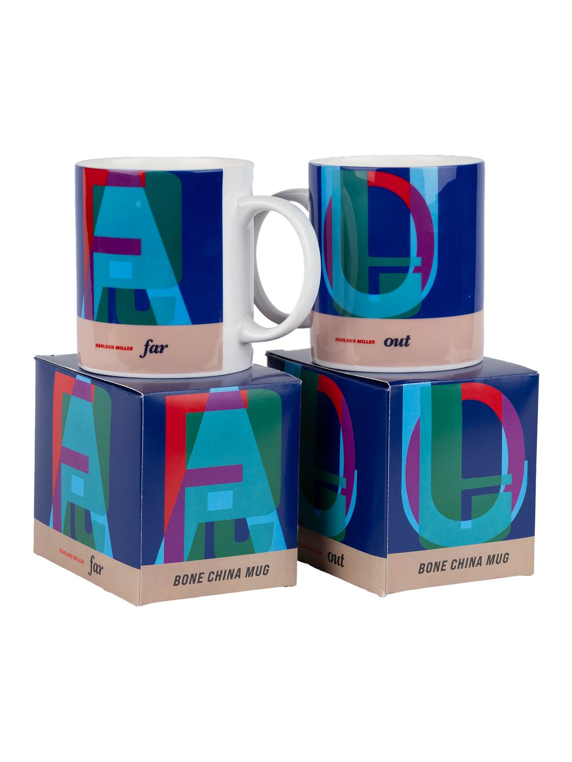 Harland Miller Boxed Mug Pair Far Out