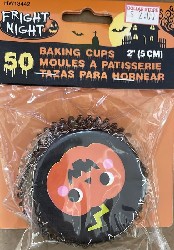 Halloween 50 x 2&quot; Baking cups