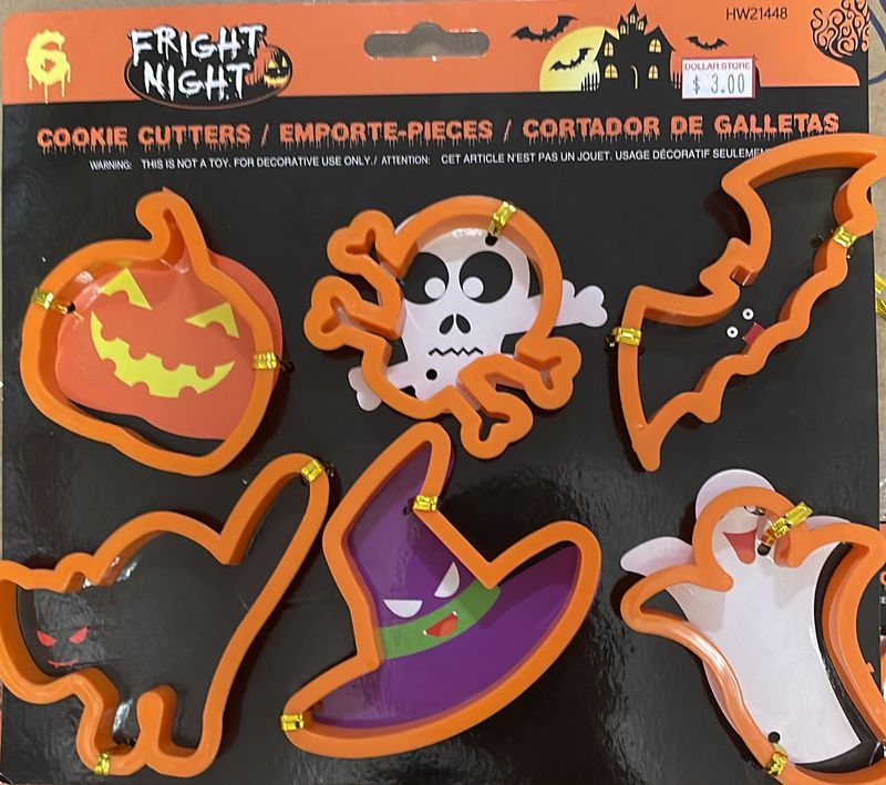6 Cookie cutters