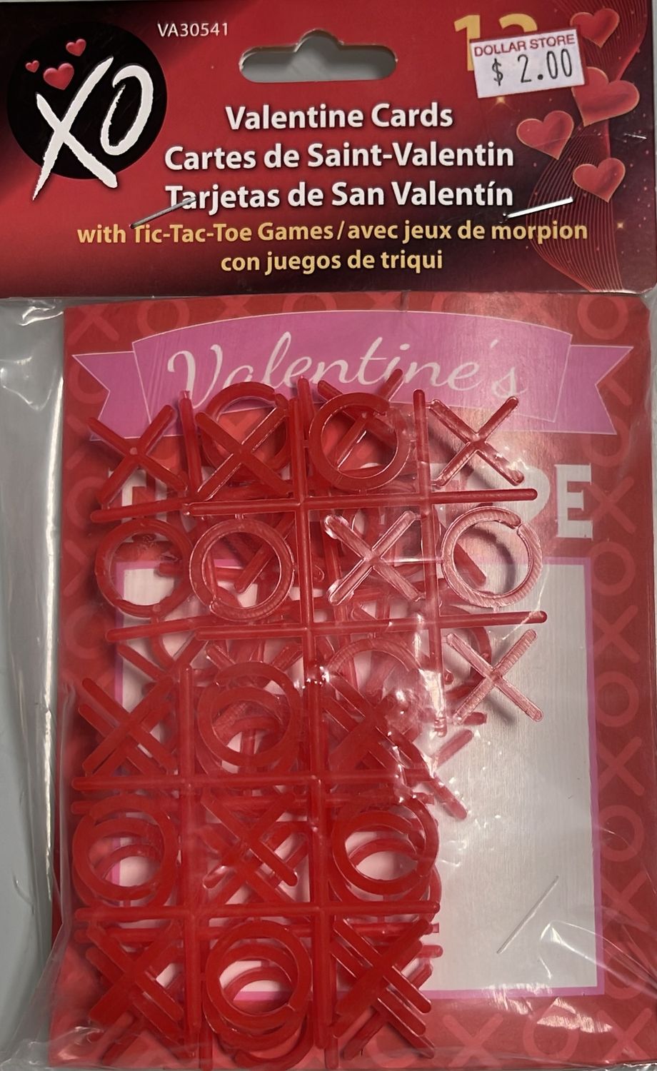 Valentine cards tic -tac-toe games