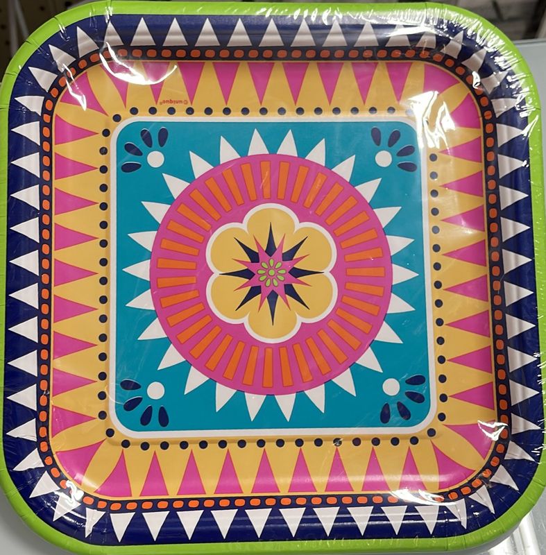 Boho fiesta plates