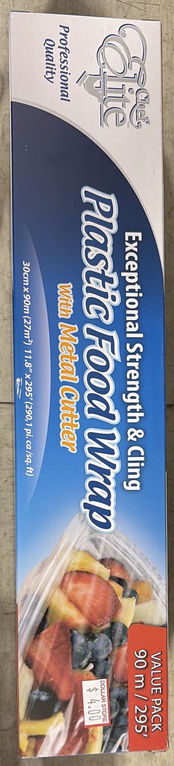 Plastic food wrap 90m