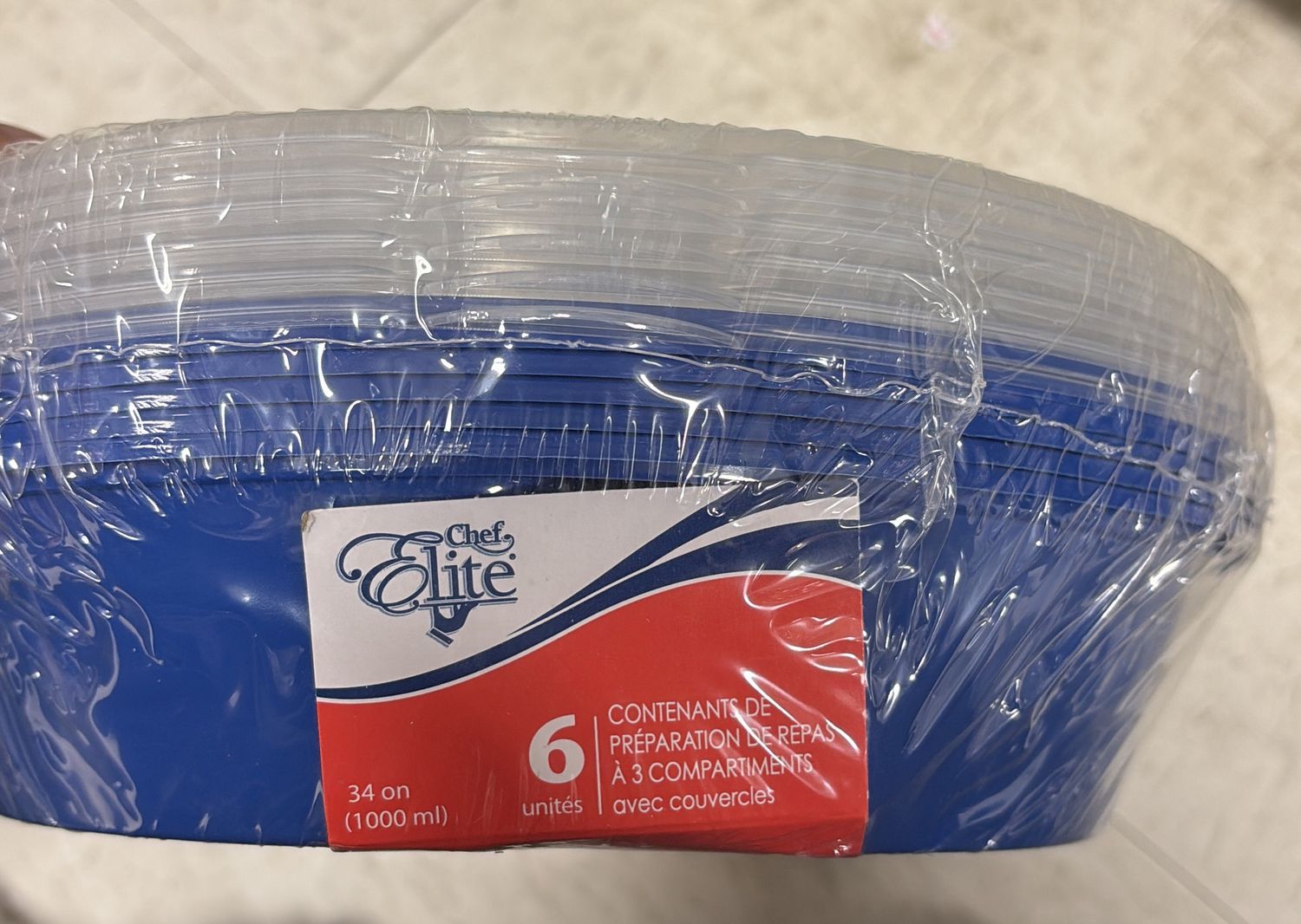 1000ML 6 units container