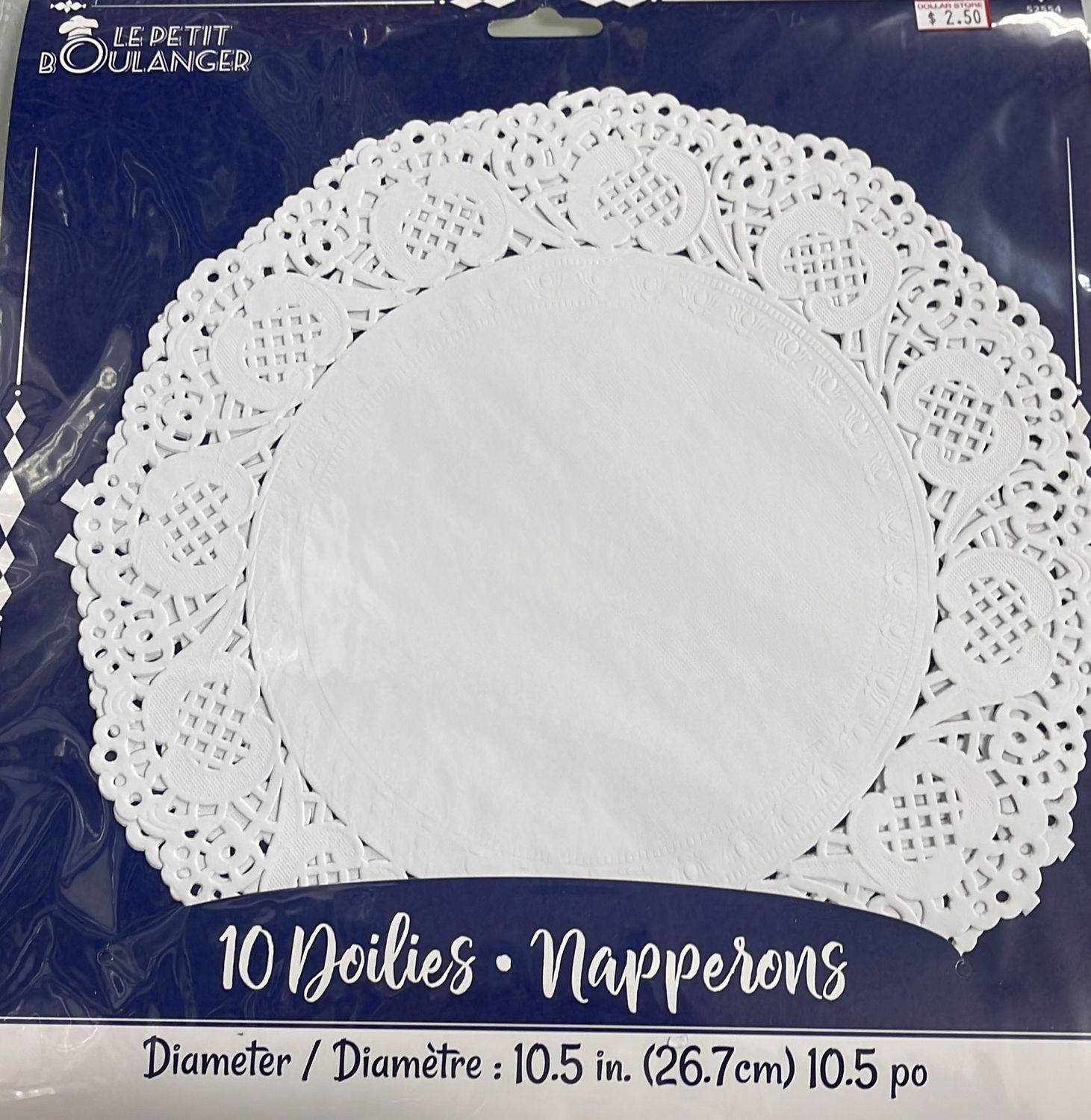 10.5 in doilies