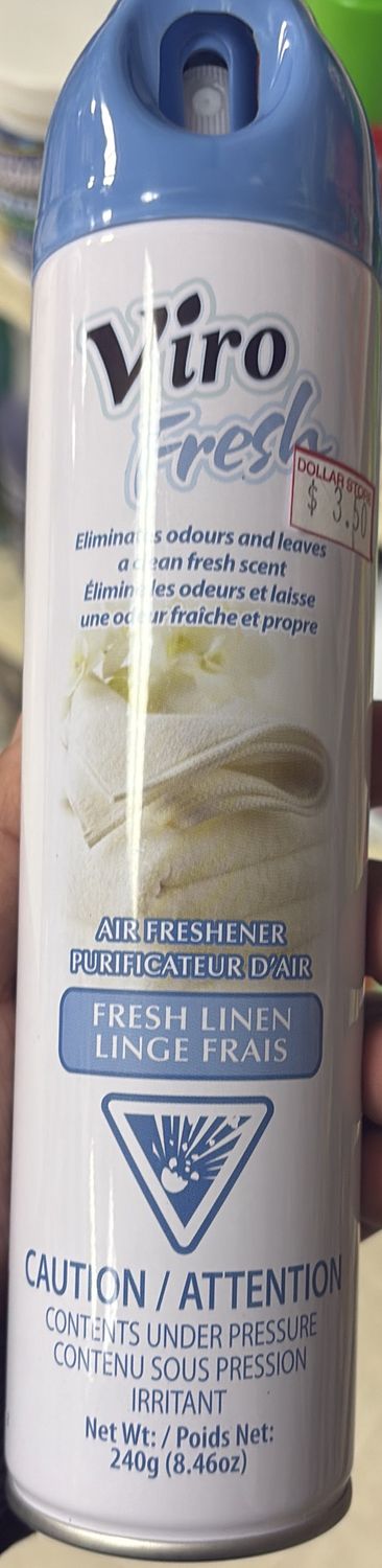 Dorfin: Fresh Linen Scented Air Freshener Spray - 240g