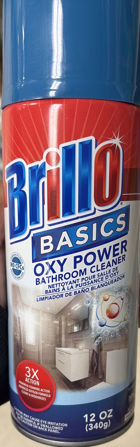Bathroom cleaner brillo