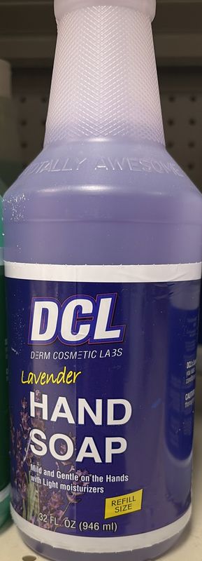 DCL hand soap lavender