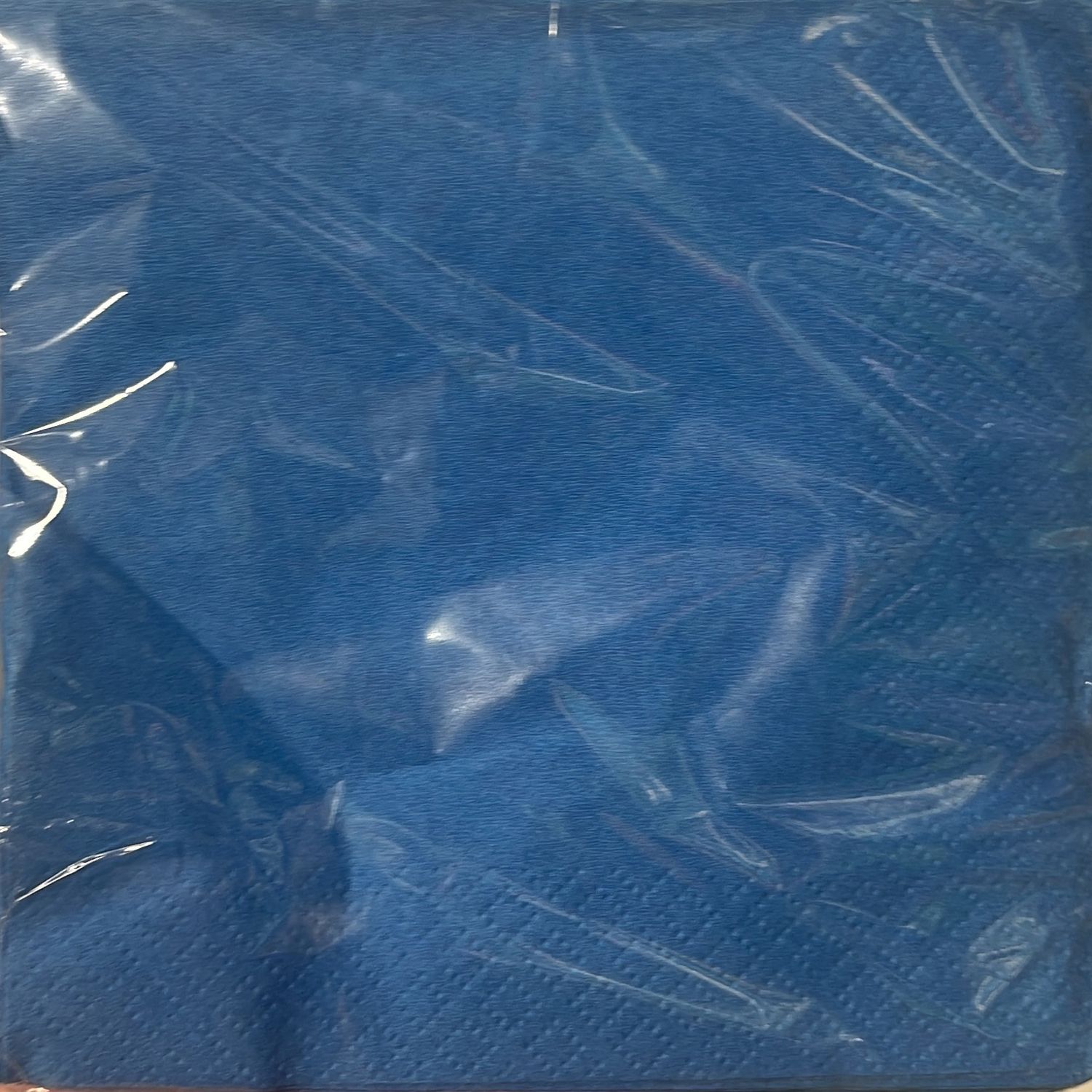 Small royal blue napkin