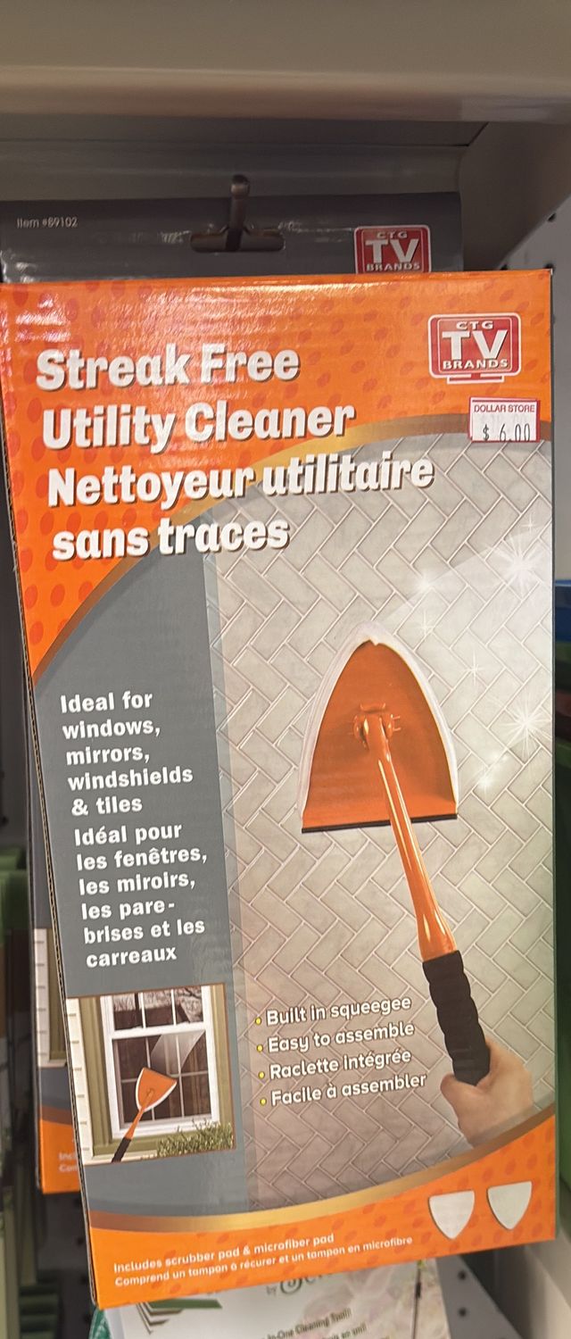 Streak free utility cleaner
