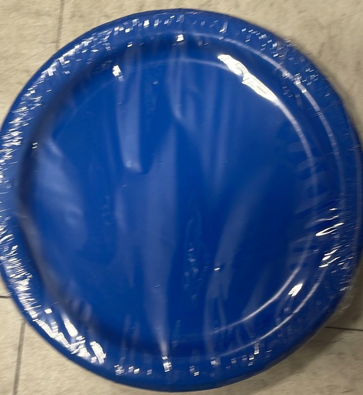 Small royal blue plate