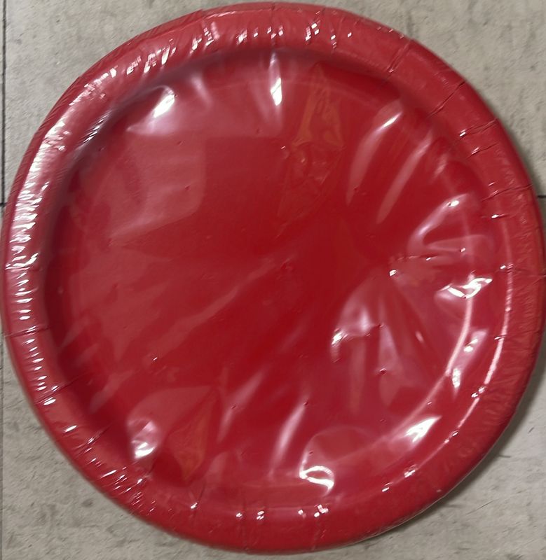 Small red plate