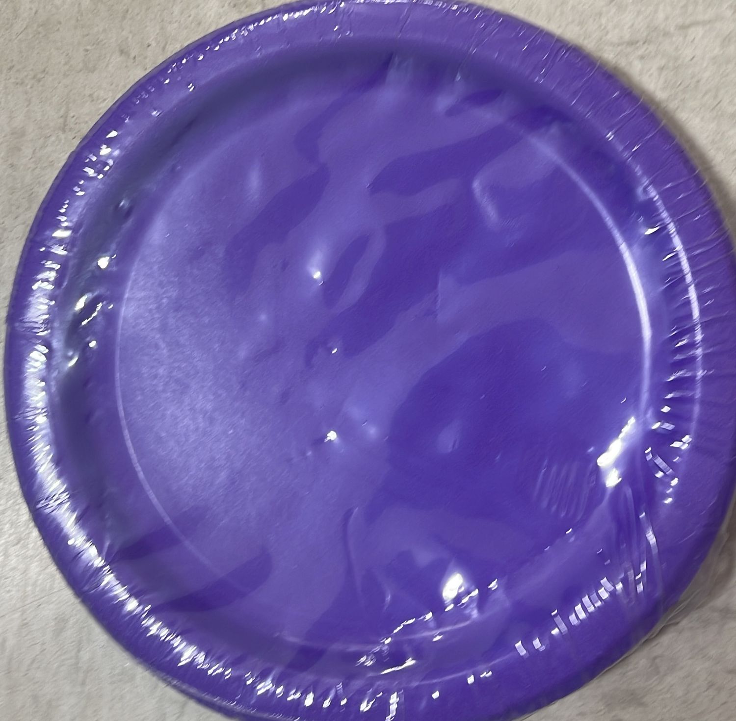 Small neon purple plate