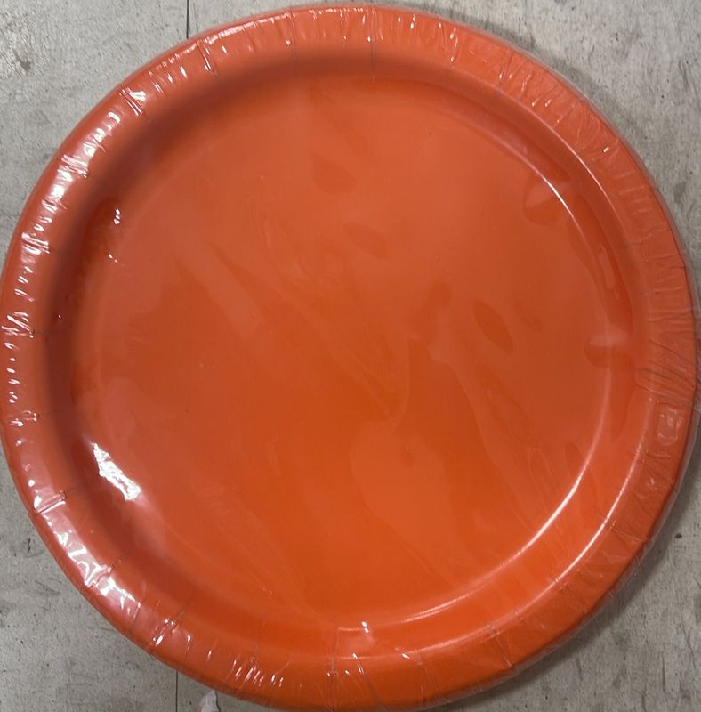 Small Orange plates