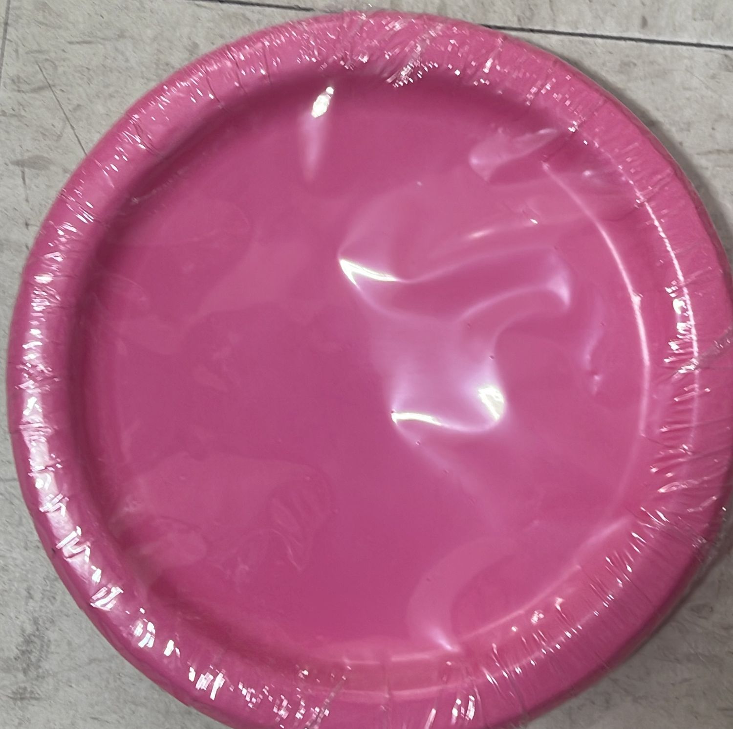 Small pink plate