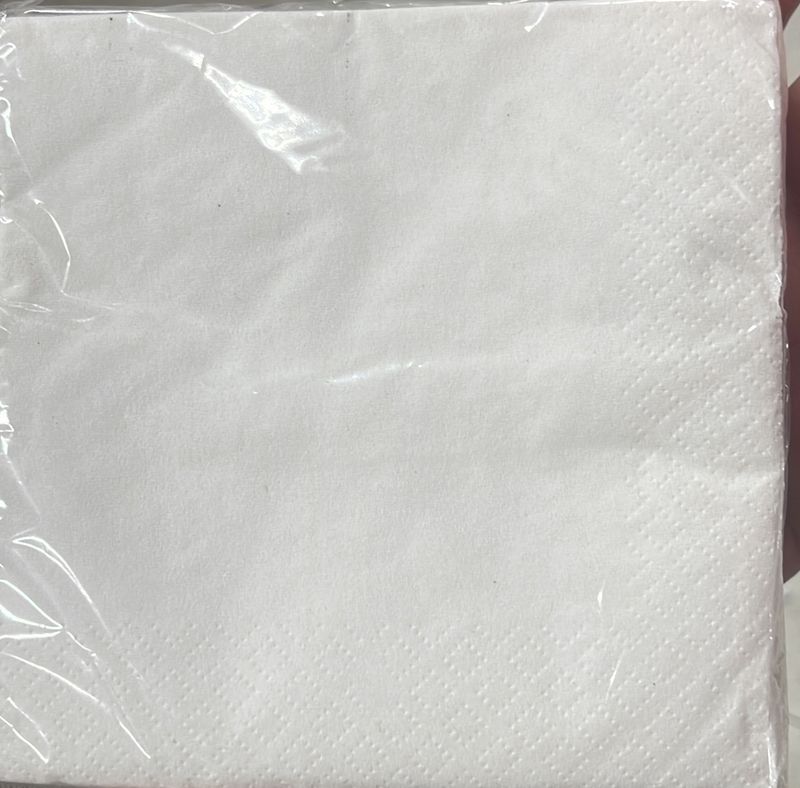 Unique: 20pk Large White Napkins