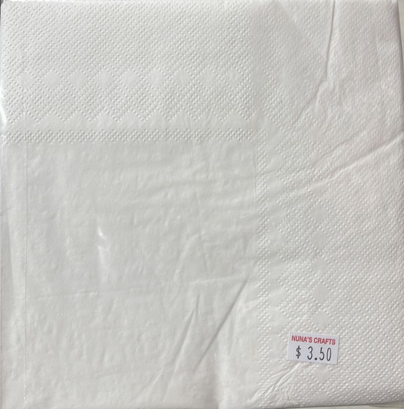 40pk White Dinner Napkins