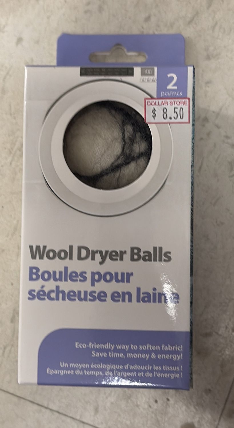 Wool dryer balls