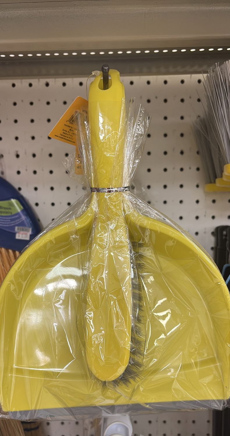 Dustpan &amp; Brush yellow