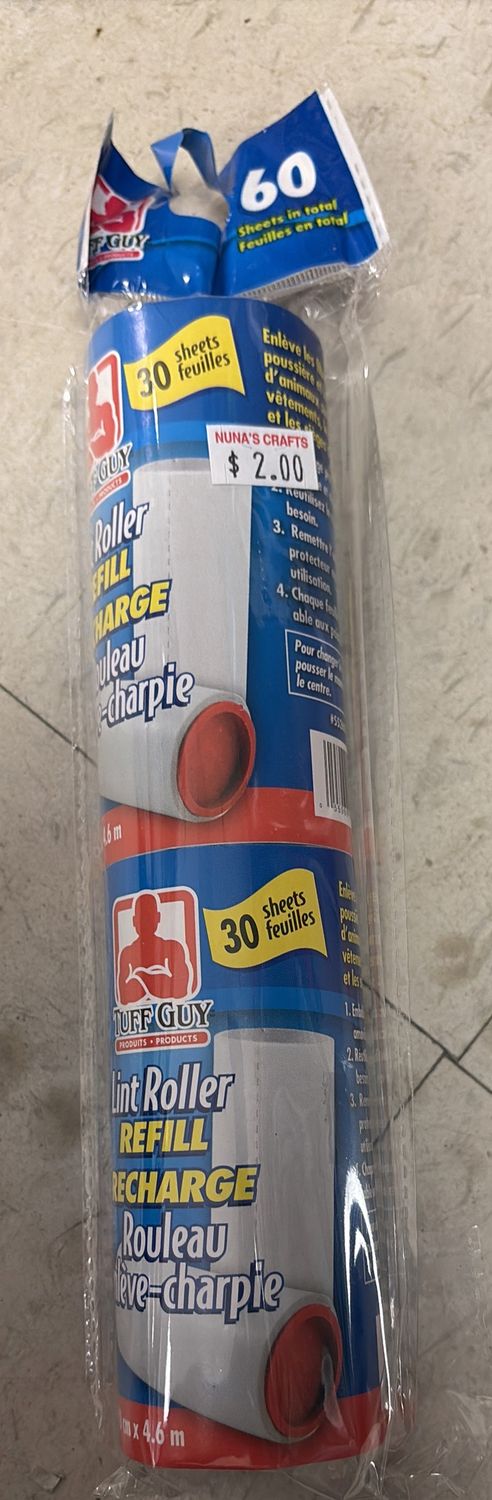 Lint roller refill recharge 