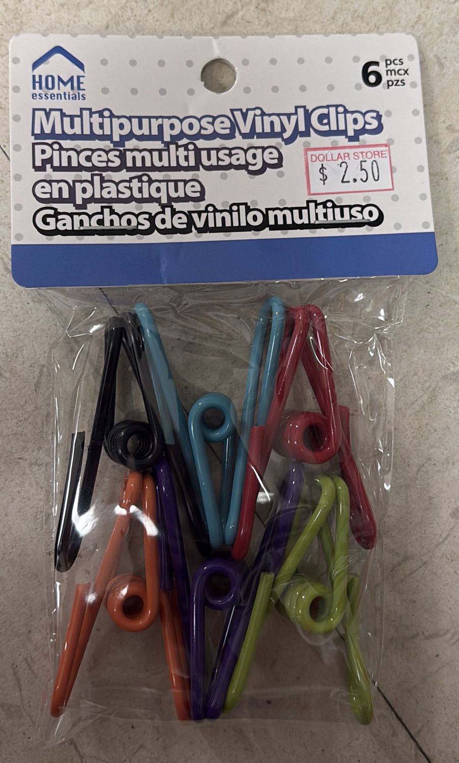 Multipurpose  Vinylclips 6pcs