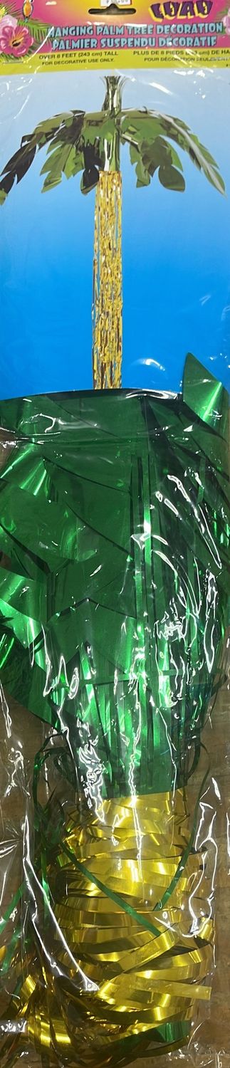 Unique: 1x Hanging palm tree decor