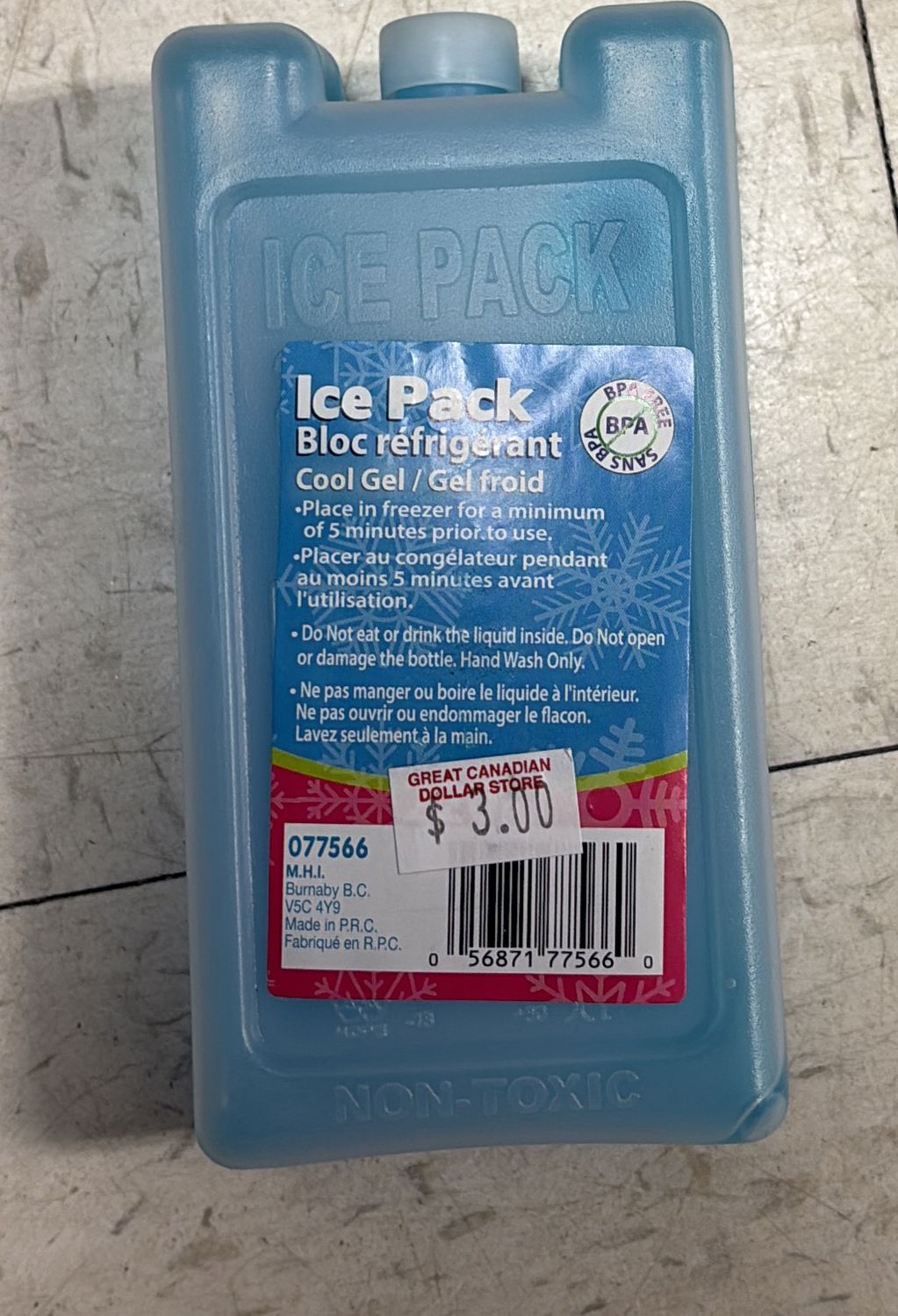 Ice Pack MODERN: 077566