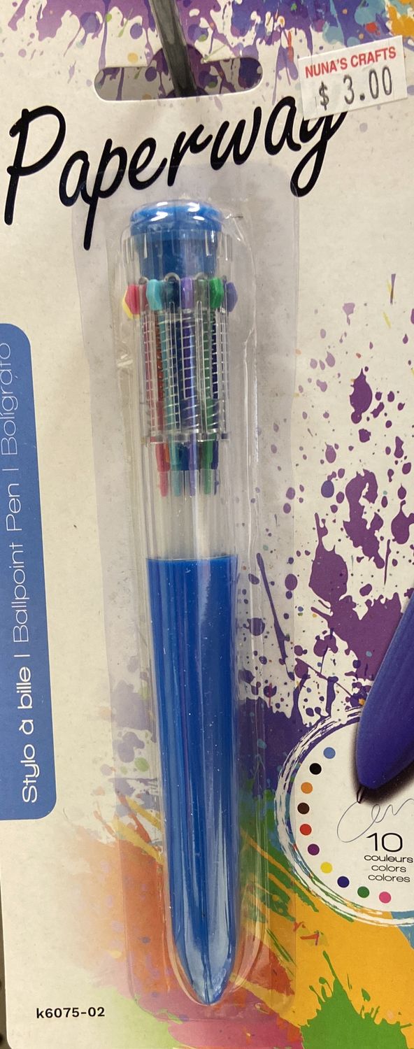 10 Color Ballpoint Pen