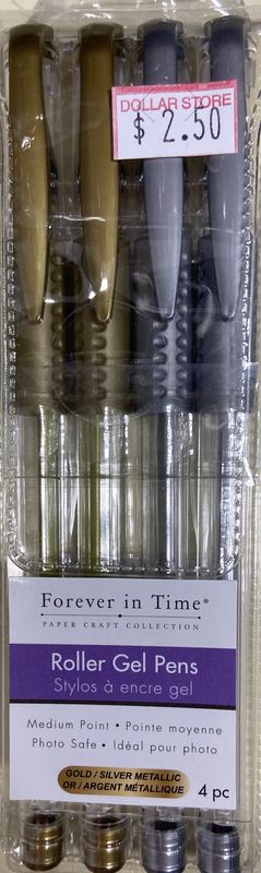 Metallic Roller Gel Pens