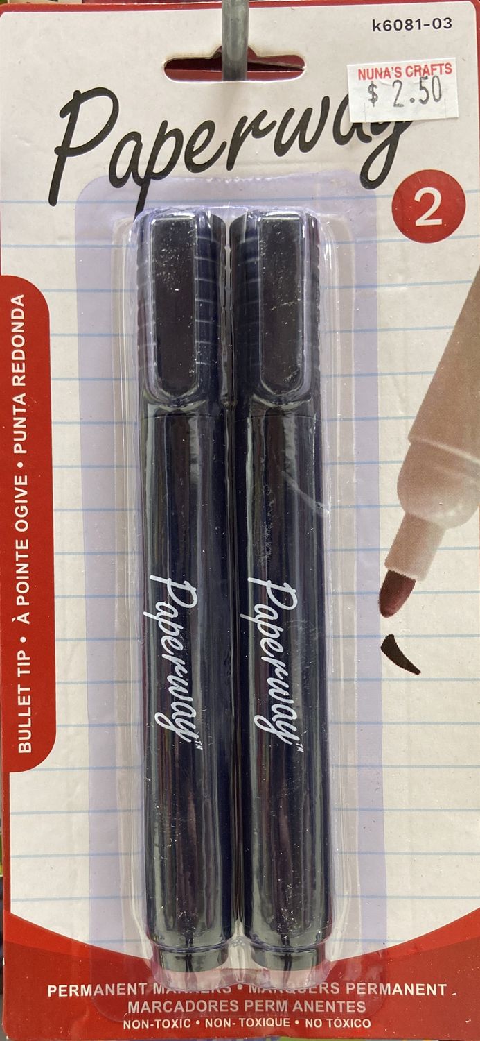 Bullet Tip Permanent Markers