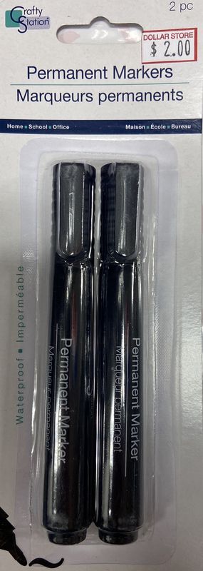 2 Pack Permanent Markers