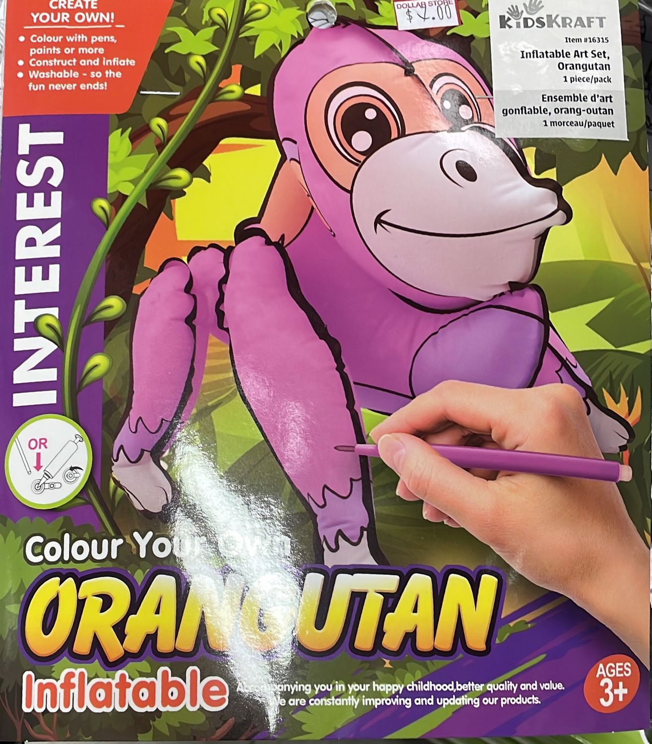 colour your Own Orangutan