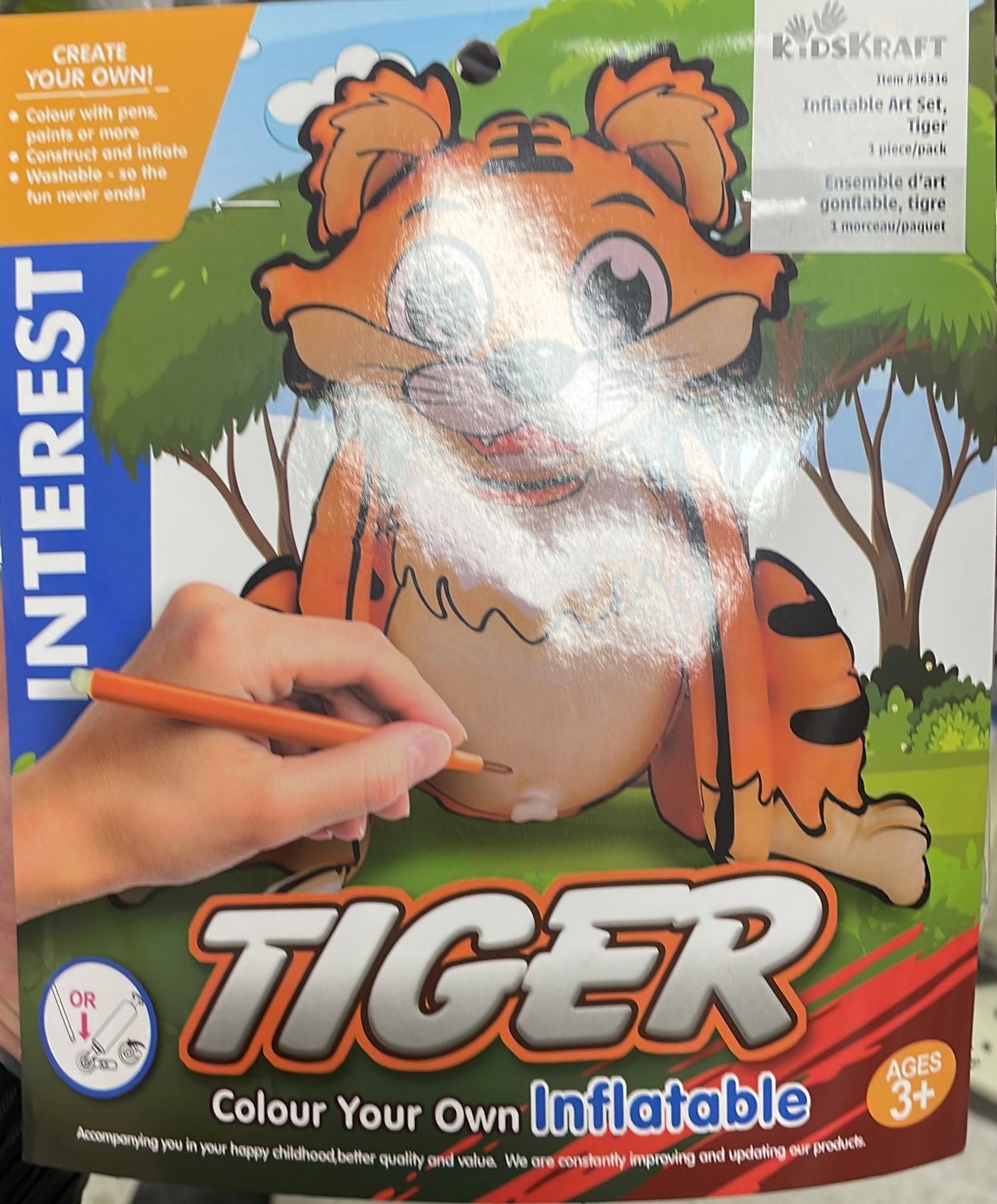Colour your Own tiger