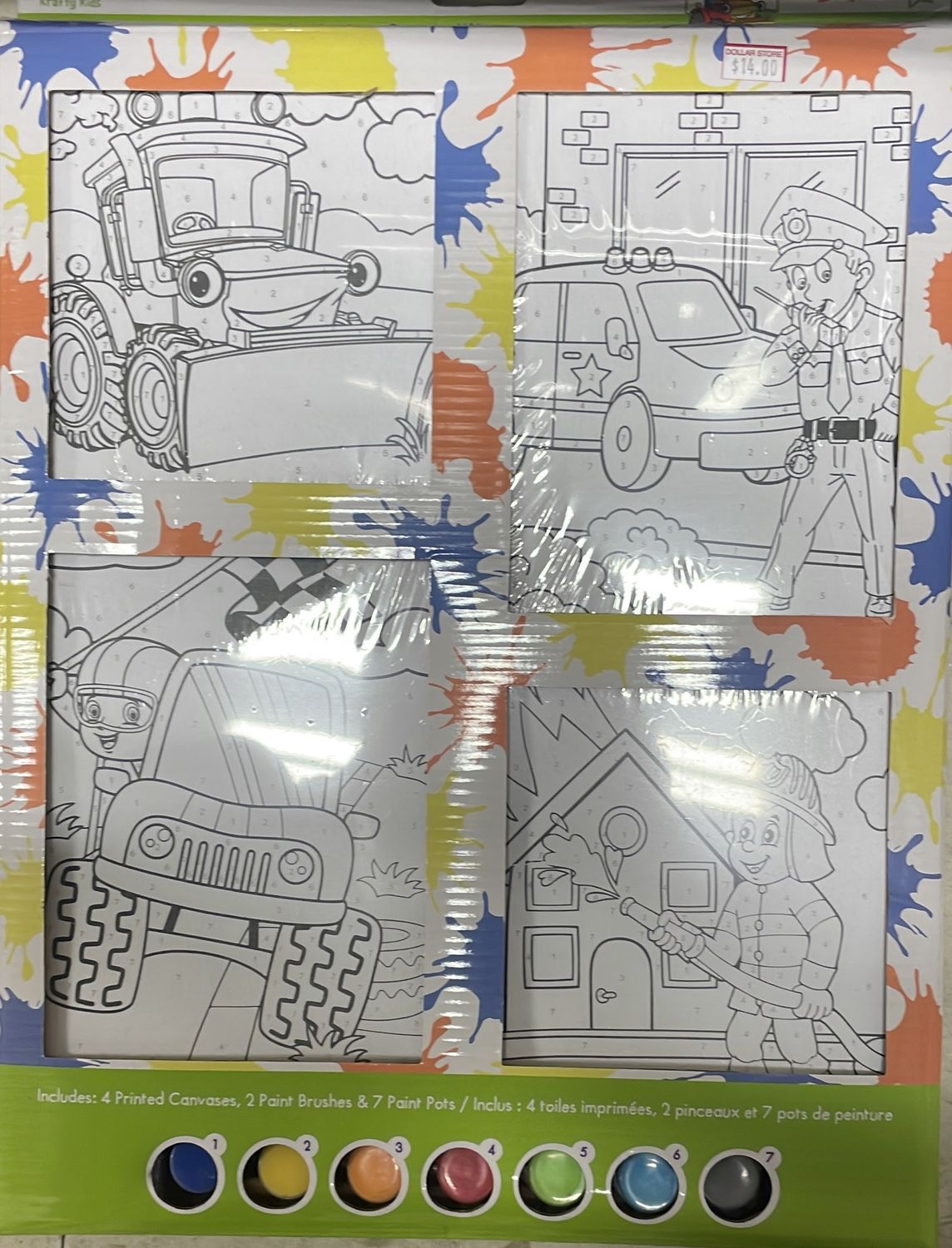 Paint by number Canvas Kit