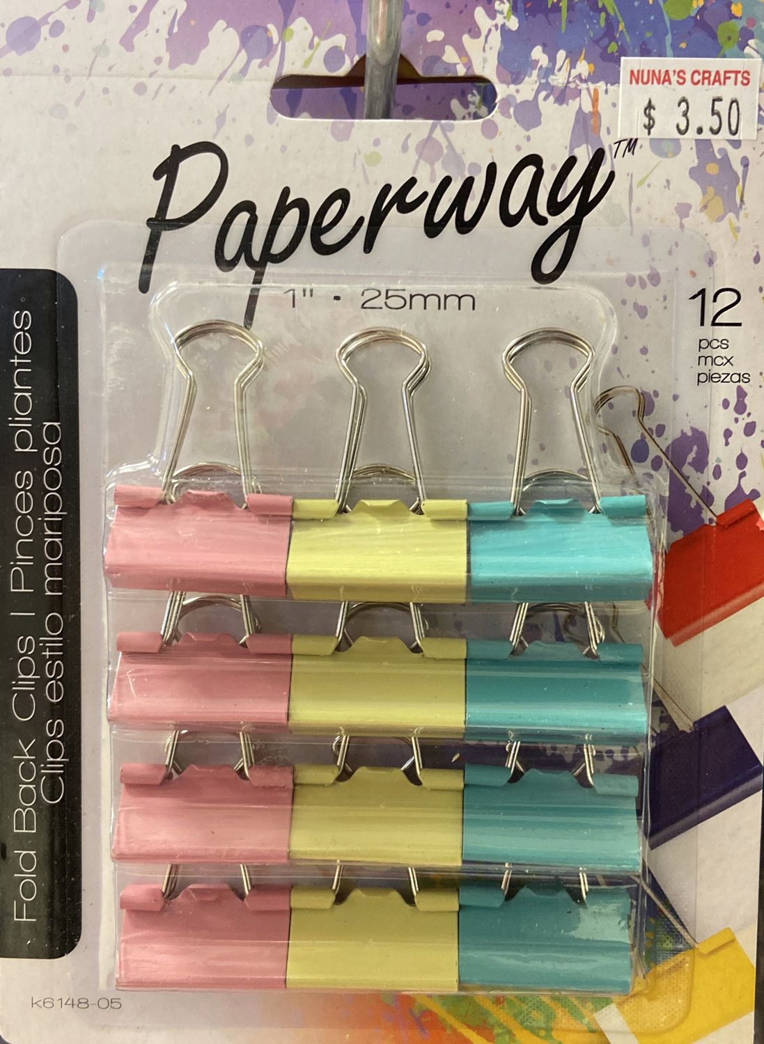 1&quot; Fold Back Clips