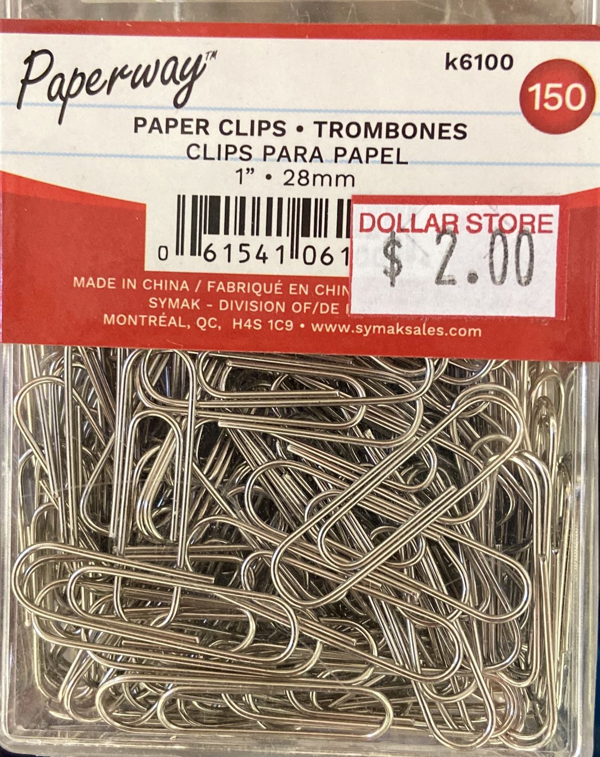 1&quot; Paper Clips