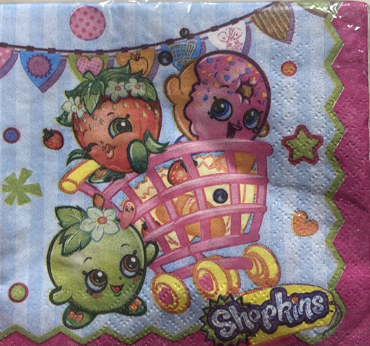 Small shopkins napkin