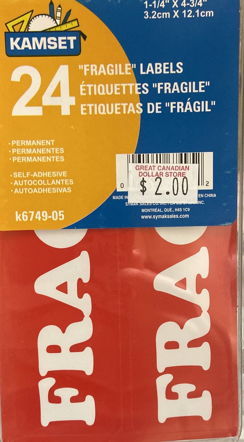 “Fragile Labels”