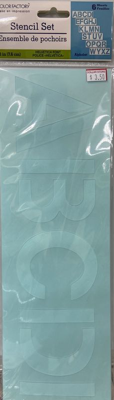 3&quot; Stencil Set