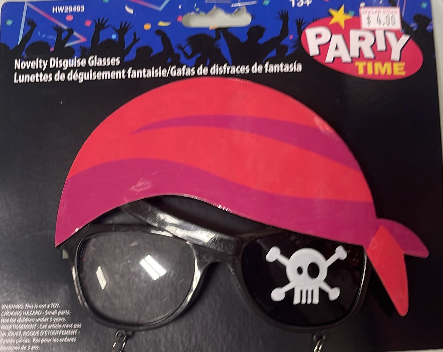Novelty disguise glasses