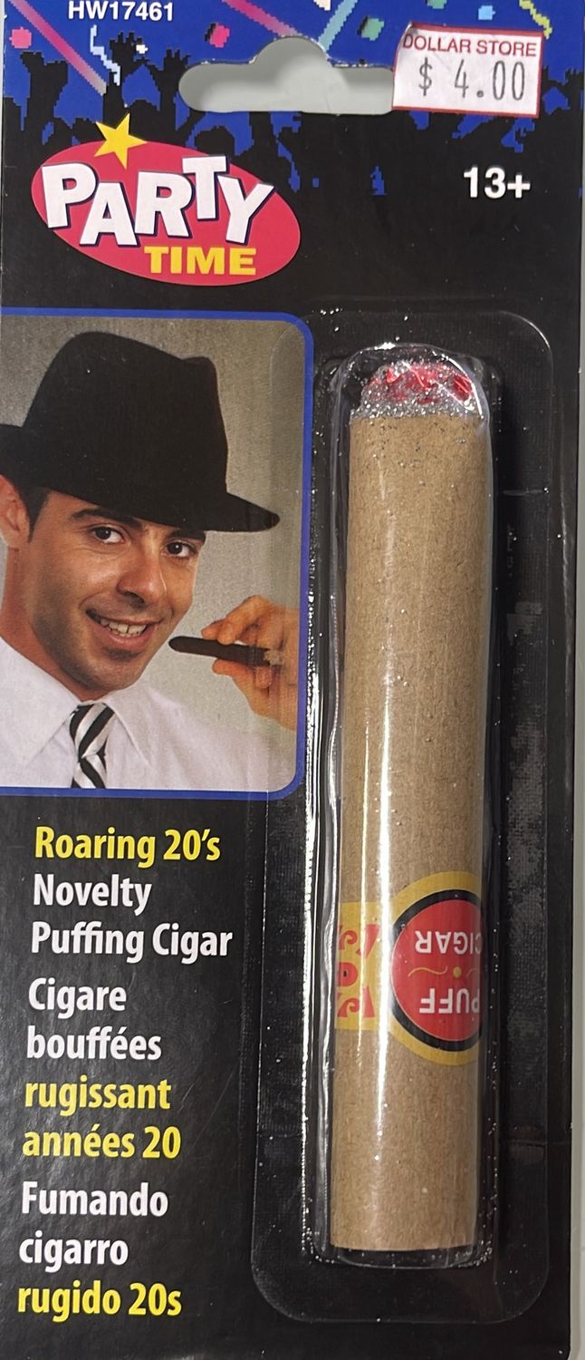 Puffing cigar