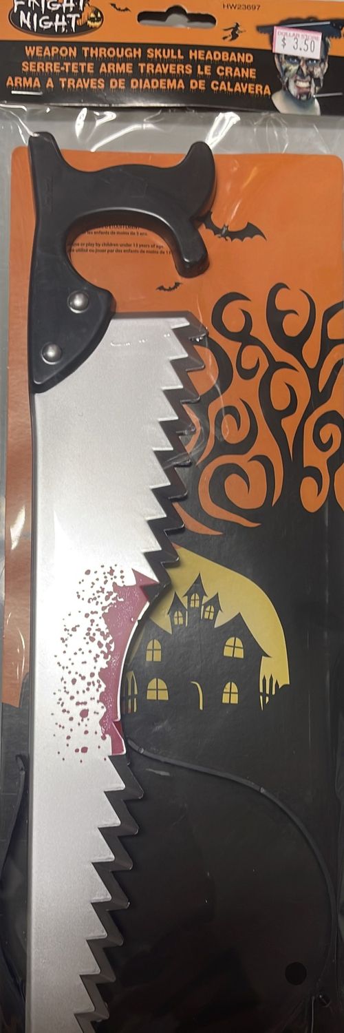 Weapon through skull headband