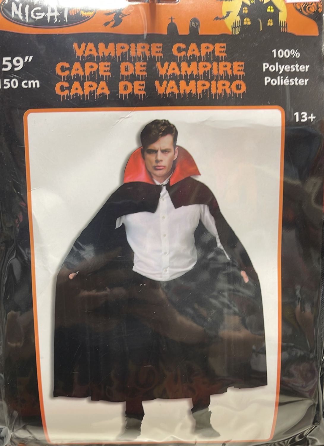 Vampire cape with collars