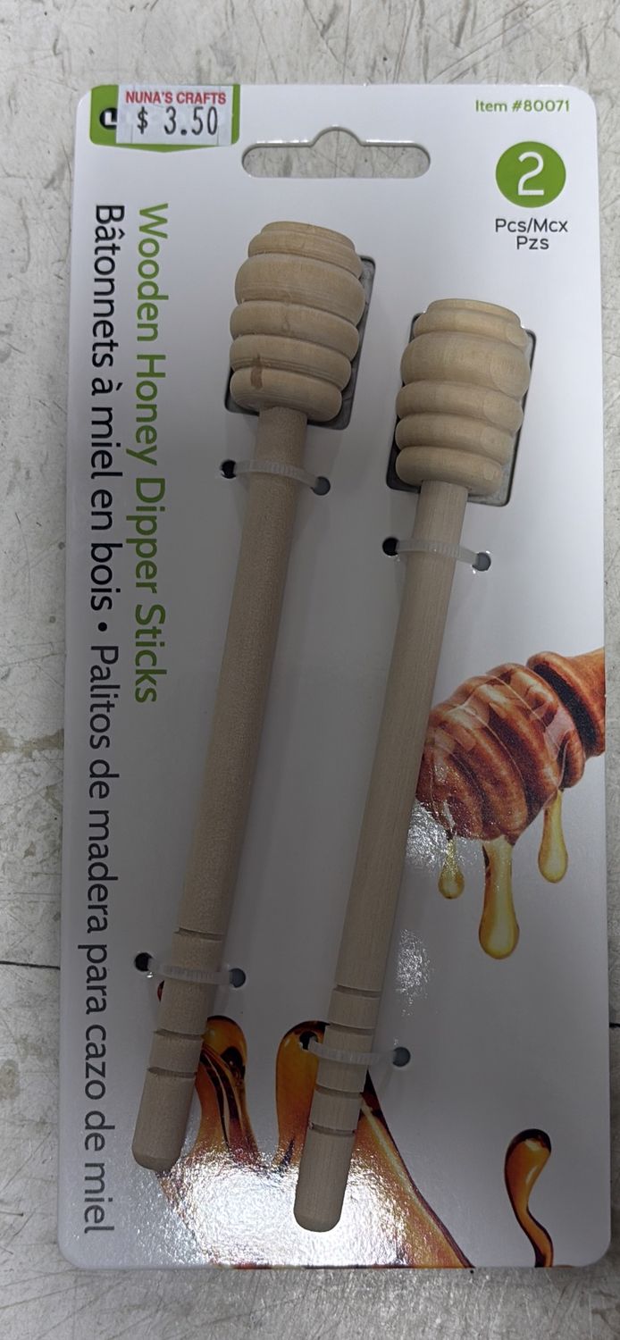 Wooden honey dripper