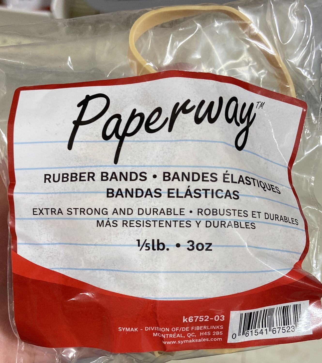 1/5 lb Rubber Bands