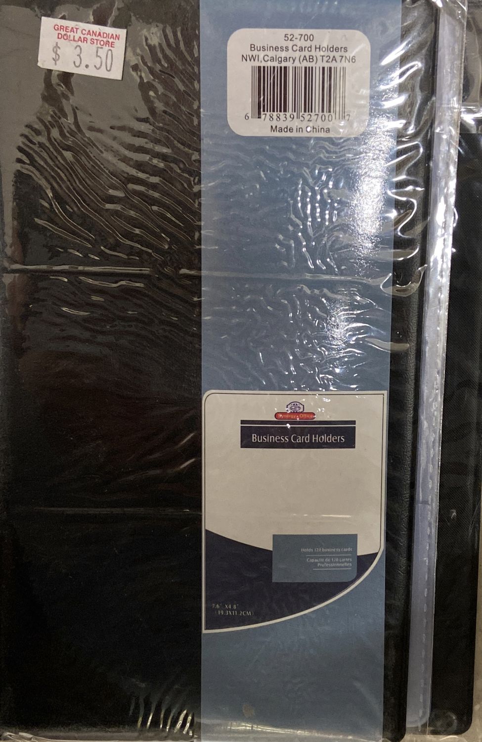 Business Card Holder Book
