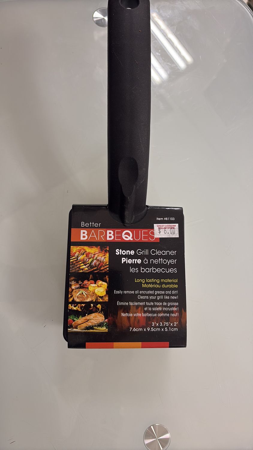 Stone grill cleaner